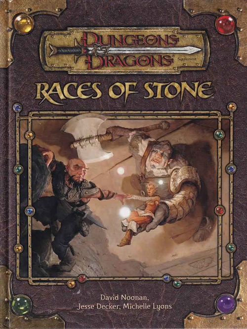 D&D 3.5 - Races of Stone (B Grade) (Genbrug)